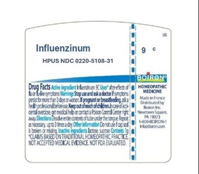 Label (Influenzinum 9c Ud 0220 5108 31)